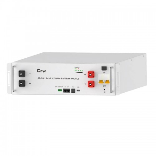 Акумуляторна батарея модуль Deye SE-G5.1 Pro-B LV/51.2V/104Ah/5.3kWh