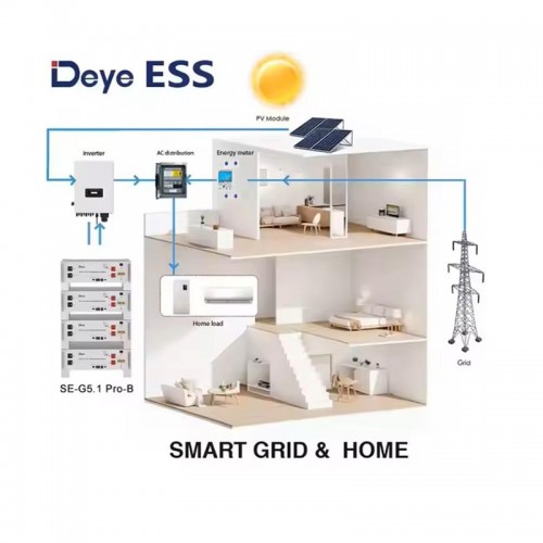 Акумуляторна батарея модуль Deye SE-G5.1 Pro-B LV/51.2V/104Ah/5.3kWh
